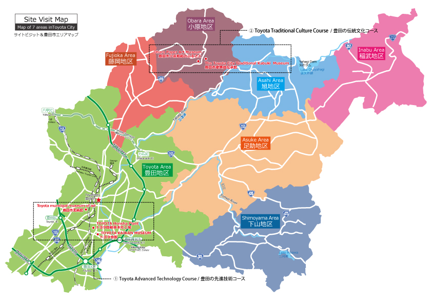 サイトビジットエリアマップ